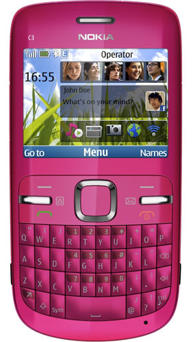 Nokia C3-00 Hot Pink