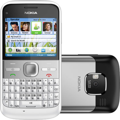 Nokia E5 Chalk White