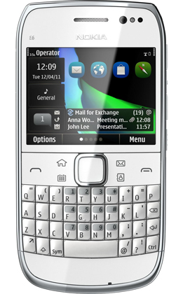 Nokia E6 White