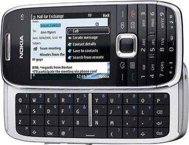 Nokia E75 Black-Silver