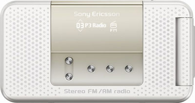 Sony Ericsson R306i Radio White