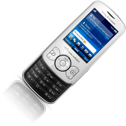 Sony Ericsson W100i Spiro Contrast Black