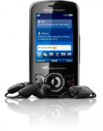 Sony Ericsson W100i Spiro Stealth Black