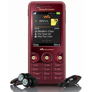 Sony Ericsson W660i Walkman Red