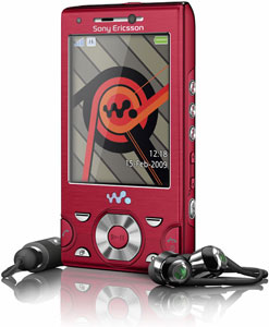Sony Ericsson W995i Walkman Red